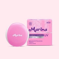 Marina Compact Powder UV Protection 12gr || Marina Pressed Powder with UV A & UV B Protection Vitami