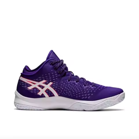 Asics Unpre Ars Men's Basketball Shoes, Shock-absorbing, Encapsulated, Popular Sneakers, Purple/Whit
