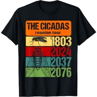 The Cicadas Reunion Tour 2024 Funny Cicada Fest Cicada Lover T-Shirt