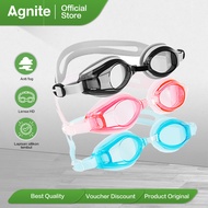 Agnite Googles / Swimming Glass / Kacamata Renang Anak Dewasa Anti Embun Two Tone ER100