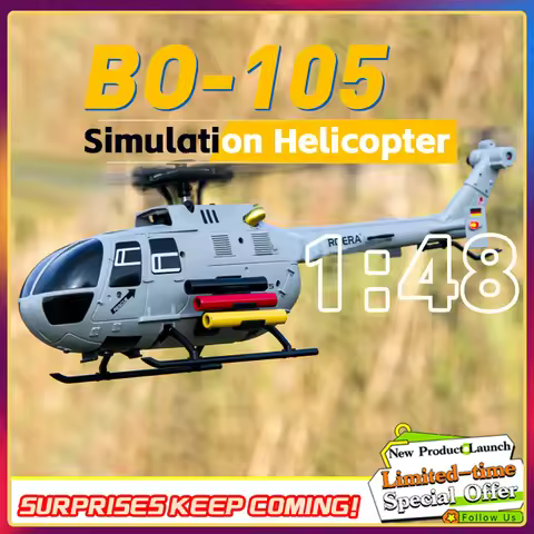 【In Stock】ERA Remote-Controlled Helicopter C186S 6 Channel Simulation Brushless Model Helicopter BO-