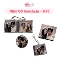 MINI CD KEYCHAIN CUSTOM WITH NFC | CUSTOM KEYCHAIN