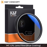 K&F Concept MC CPL Lens Filter Multiple Layer Nanometer blue Coating Circular Polarizer Lens Filters