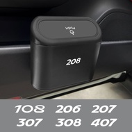 Car Trash Box Accessories For Peugeot 208 207 308 206 307 407 2008