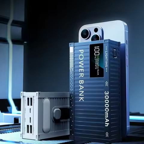 50000mAh Container 22.5W Super Fast Charging Large Capacity Mobile Power Bank Bidirectional Fast Cha