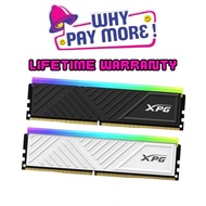 XPG D35G RGB 8GB 16GB DDR4 3200MHZ | 3600MHZ Low Profile Heatsink Gaming Desktop Ram