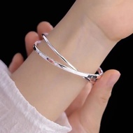 Bracelet silver Bracelet 999 feetHJHJKH