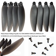 MINIFELE Folding Propeller Blades, Black Universal Remote Control Drone Parts, Plastic 58mm/66mm Qua