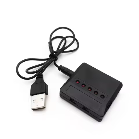 3.7v Lipo Battery 5 in 1 Charger USB for E010 H31 Hubsan X4 Syma X5SW X5C X5HW X5UW/UDI RC Quadcopte