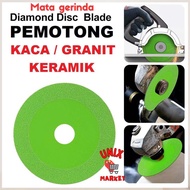 Mata Gerinda Diamond / Alat Potong Kaca Keramik Marmer Batu Besi Granit Serbaguna / Pisau Pemotong P