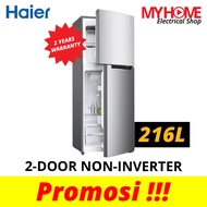 (PENGHANTARAN UTK KL &amp; SELANGOR SAJA) HAIER HRF-238H 216L 2-DOOR 4 STAR ENERGY RATING FRIDGE/REFRIGERATOR/PETI SEJUK