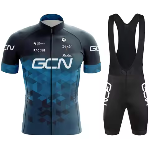 RAUDAX GCN New Cycling Suit for Men's Summer Road Bike Cycling Clothing Short Sleeves Jersey Breatha