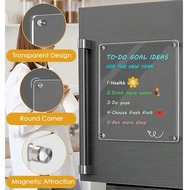 1pc/2pcs 11.69*8.27inch 3D Magnetic Acrylic Dry Erase Board (Comes With 6 Whiteboard Markers, With P