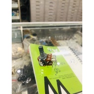 Set of 10 6-pin curved potentiometers with round handle 1.5cm 20k 100k