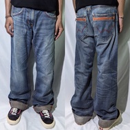 Celana Panjang Jeans Edwin Exclusive XV-S Blue Washed Fading Original
