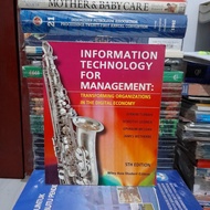 ORIGINAL BOOK Import Information Technology For Management Effraim Turban 5t
