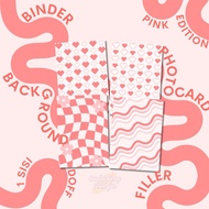 Binder Filler | Binder paper | KPop Binder Filler | PC Kpop Background | Photocard Background | Phot