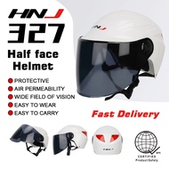 HNJ 327 Half Face Electric bike helmets Single sided Sunshade Lens Visor helmet