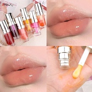 Jelly Glass Lip Oil Moisturizing Transparent Plumper Lip Gloss Makeup Nutritious Liquid Lipstick Big