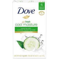 Dove Go Fresh Cool Moisture Bath Soap 4oz (113g) / PACK OF 6