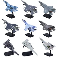 F-16, F-18, F-35, SR-71, Su-35 KAVY fighter plane model toy with music and alloy lights and base