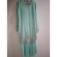 baju kurung beads penuh preloved