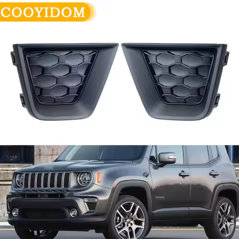 For Jeep Renegade 2019-2023 Fog Light Cover Frame trim 6VQ41TZZAA 6VP53LXHAA 735715849 735715850 Aut