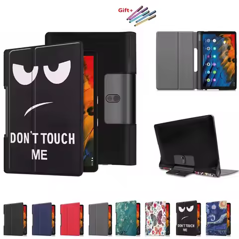 Magnetic Leather Funda Case For Lenovo Yoga Smart Tab YT-X705 10.1" Capa Cover for Lenovo Yoga Tab 5