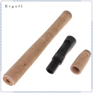 Eigell Rod Cork Handle DIY Straight Handle Pole Cork Handle Set for Casting Rod, Rod 1 Set C