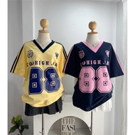 Women's V-neck 3D digital 88 T-shirt basketball sportswear American street culture fashion completel