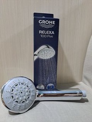 最後一件 - 全新Grohe Relexa 100 Five 花灑頭（原裝正貨，德國製造）