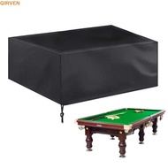 QIRVEN Pool Table Dust Cover, Waterproof 7/8/9 Feet Billiard Table Cover, Durable Oxford Cloth Thick
