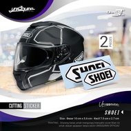 Shoei Helmet Sticker | Shoei Sticker Cutting | Helmet Sticker | Motorcycle Sticker