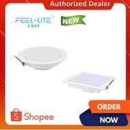 FEEL-LITE FL-PS150 (Square) / FL-PR150 (Round) 12W-6400K 5'' LED Downlight