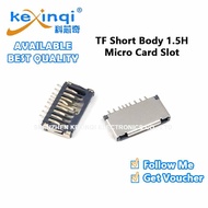 (2-10pcs) TF Short Body 1.5H Micro Card Slot  SD Holder Mobile Phone Memory Card Slot