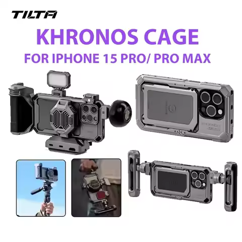 TILTA Khronos Accessorise for iPhone 15 Pro/Pro Max Cage Ecosystem Quick Release Compatible with iPh