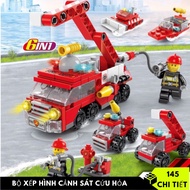 Toy Assembly Fire Truck, Police Puzzle For Baby 142 Details