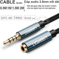 Ugreen 3.5mm 4-step TRRS audio cable extension 1 meter 1.5 meters - Headphone cord extension cable f