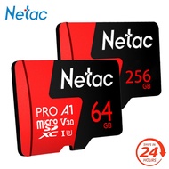 24h Ship-Netac P500 Micro SD Card/TF Card 64GB 256GB Class 10 Micro SDXC Data Memory Card Flash Card