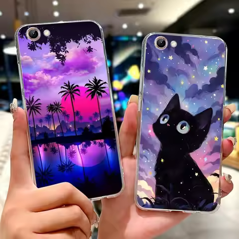 New Design Phone Case For Vivo Y71 Y71i Y71A Clear TPU Back Cover For Vivo 1724 1801 1801i Y71 Y 71i