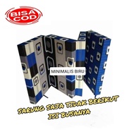 (ONLY COVER) 4-Fold Zippered Foam Mattress Cover 5 - 10cm Thick - 4-Fold Zippered Bed Sheet - 4-Fold