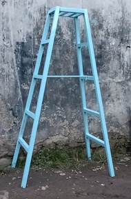 tangga lipat besi holow4x4 galvanis ukuran 1,5 cm