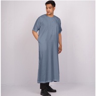 Zatta Men Gamis Abi Zafran Jubah pria dewasa baju muslim terbaru bahan katun madina