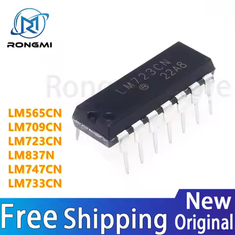1-5PCS LM723CN LM565CN LM709CN LM733CN LM747CN LM837N DIP14 LM723 regulator 2.0-37V programmable new