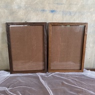 Real Teak Picture Frame (2 Colors Available) Size: A4