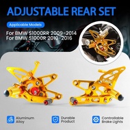 Arashi Motorcycle Adjustable RearSet Footpegs  Foot Rest For BMW S1000RR 2009-2014/S1000R 2010-2016 