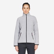 TRIBORD 女款航海保暖刷毛外套 100－麻灰色