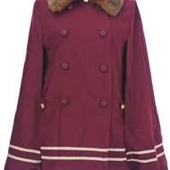 Axes Femme coat maroon po jepang