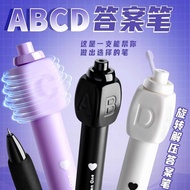 Dice Answer Pen: Black Tech Rotating Stress-Relief