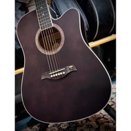 AK Guitar AK-320C Acoustic Guitar 41" Dark brown